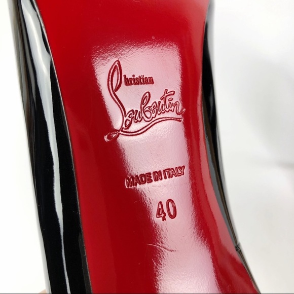 Christian louboutin black patent Heel - Picture 12 of 13